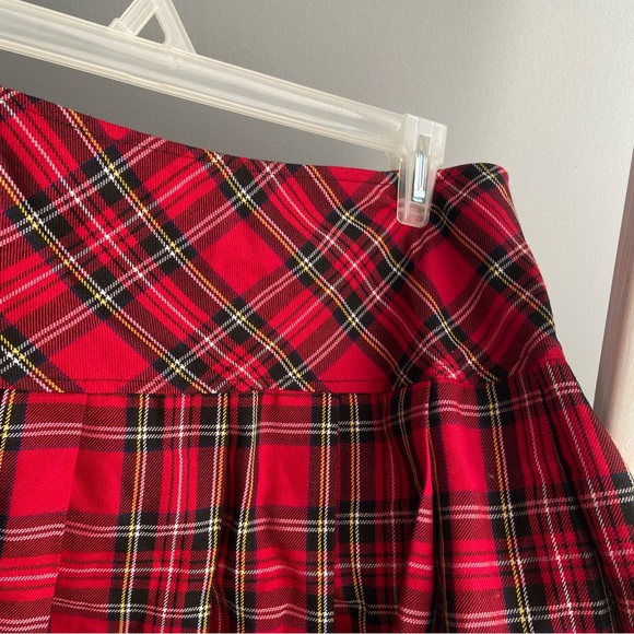 Tripp NYC Red Plaid Mini Skirt - Picture 7 of 8